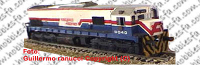 Locomotoa GT-22 Carrocer�a Artesanal, mec�nica Athearn