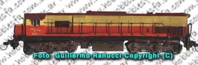 Locomotora Artesanal GM GT 22 Ferrocarriles Argentinos Hobbies FA