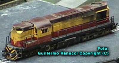 Locomotora Artesanal Alco RSD 16 Ferrocarriles Argentinos Hobbies FA